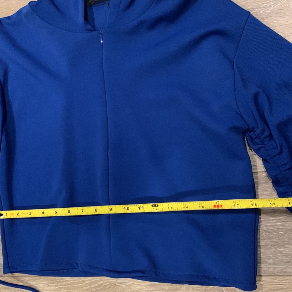 500 Maison Cinqcent Blue Ruched - Picture 9 of 15